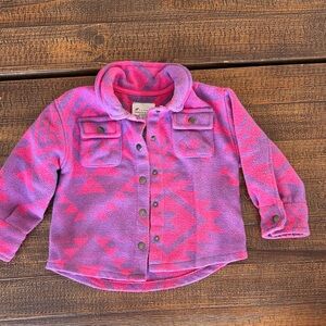 FORNIA Purple and Pink Kids Shacket